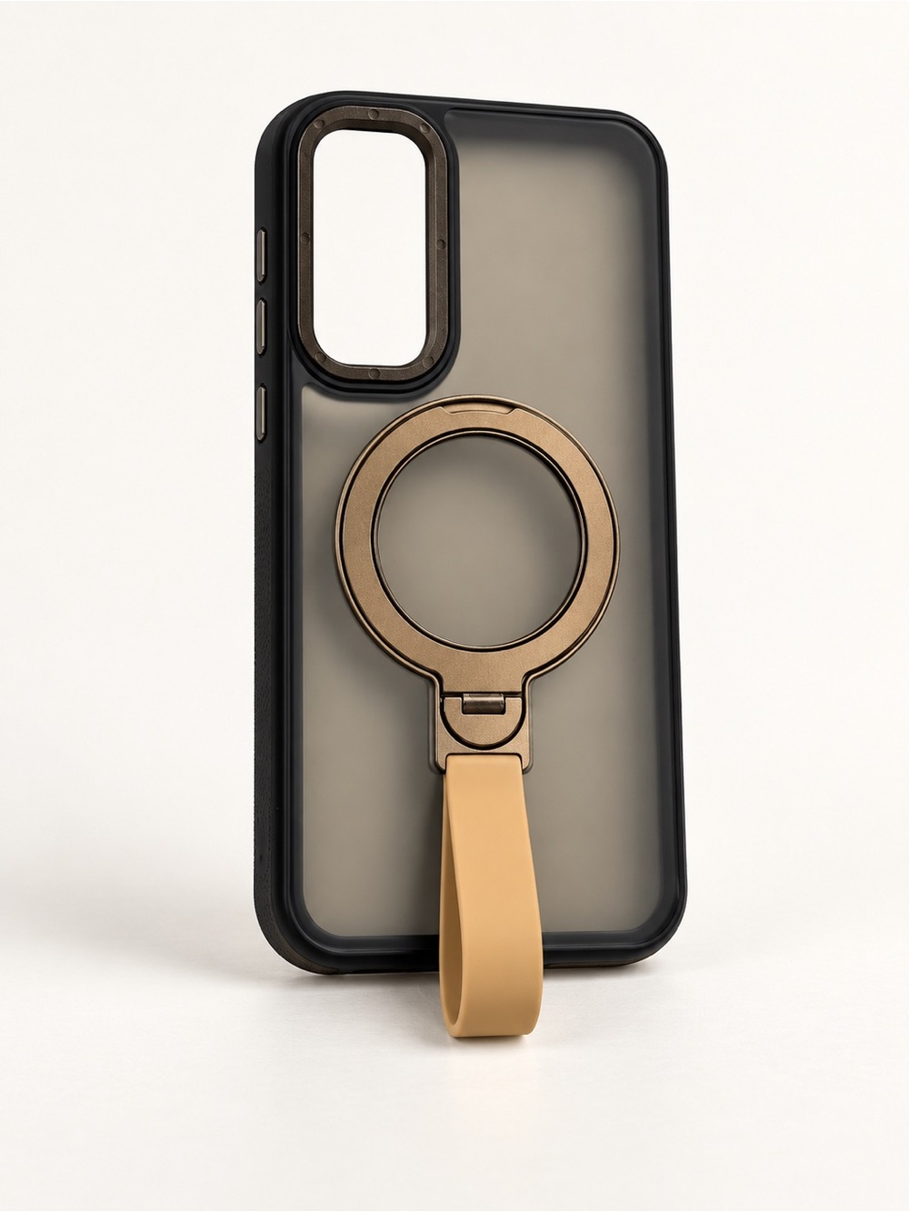 Mondelete Samsung Galaxy S23 FE Case – Desert Gold Ring Stand & Strap